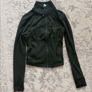Lululemon crop define Green Jacket